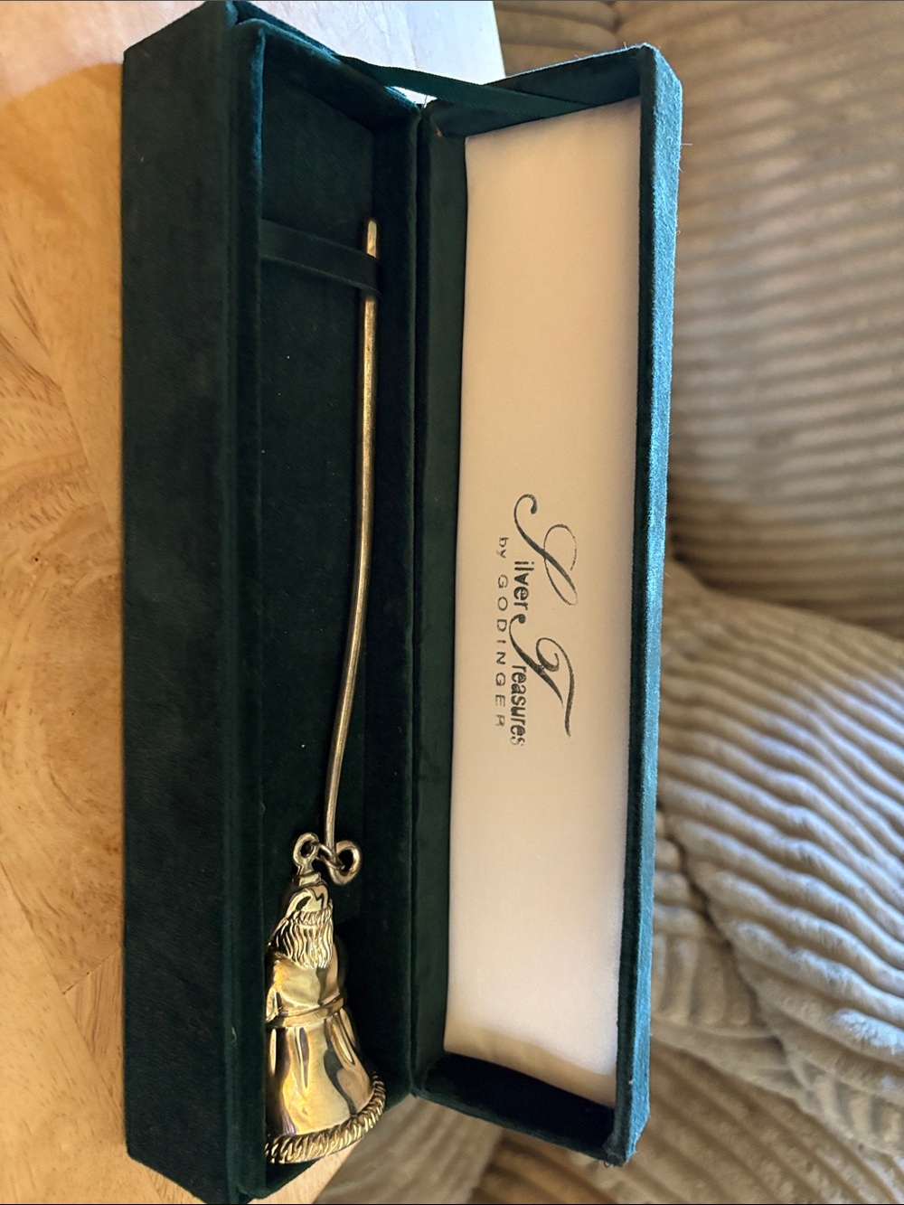 Silver Treasures by Godinger Santa Claus Candle Sniffer